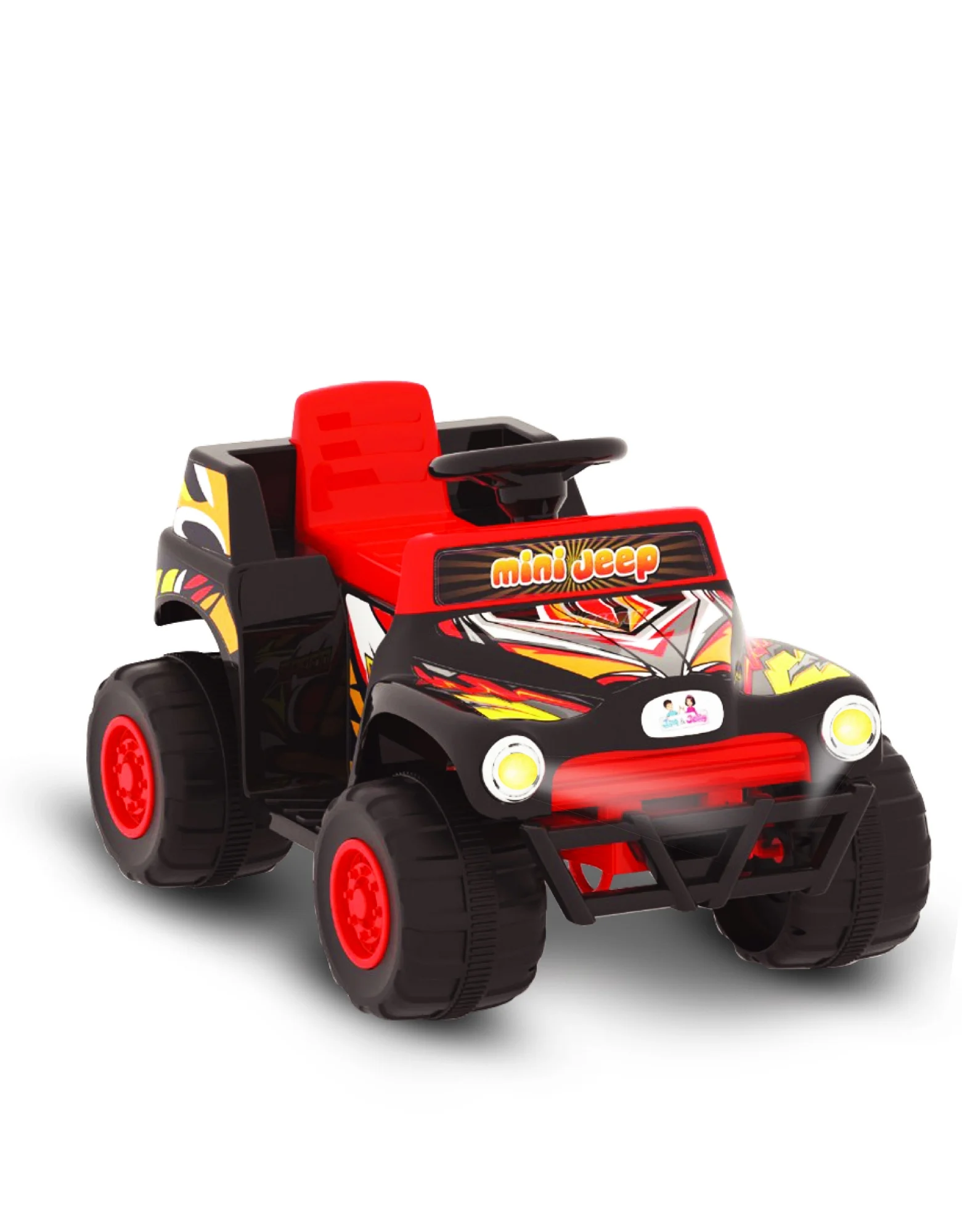 Jim & Jolly Mini Jeep - Red & Black